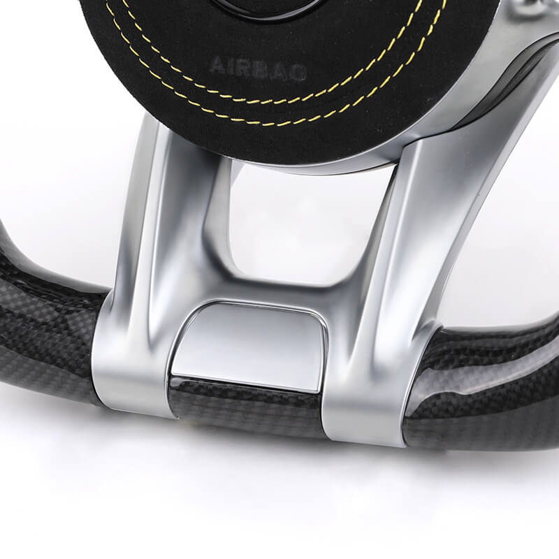 Mercedes Benz AMG - Carbon - Alcantara Læder - Gule Detaljer - LED Skærm - Carbonit