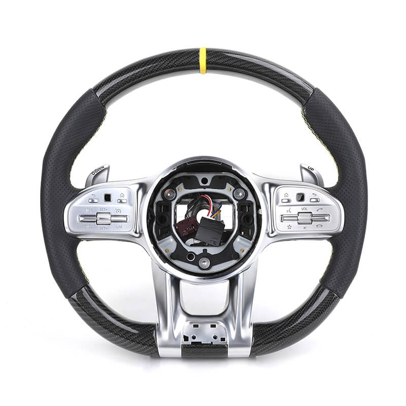Mercedes Benz AMG - Carbon - Perferted Læder - Gule Detaljer - Carbonit