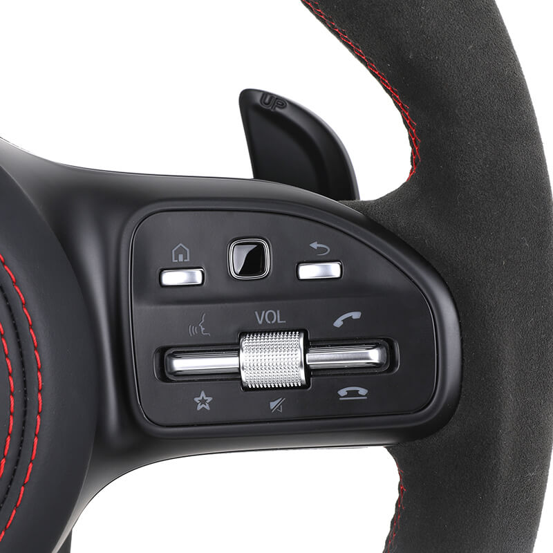 Mercedes Benz AMG - Mat Carbon - Alcantara - Røde Detaljer - Carbonit