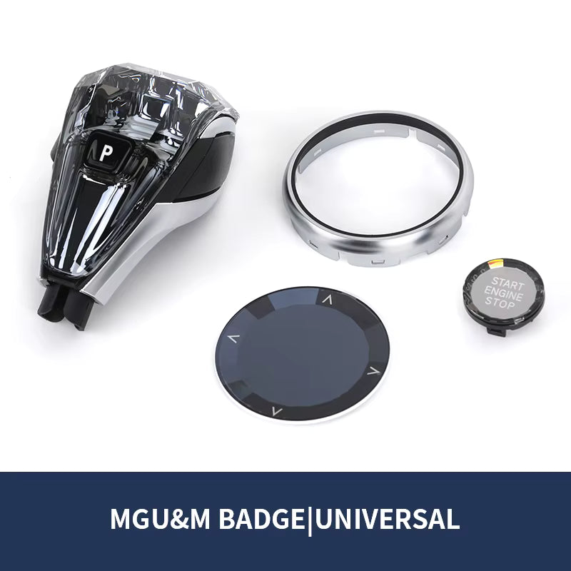 BMW - LED Crystal Gear Knop - Carbonit
