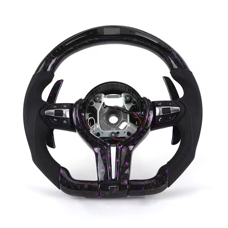 BMW - F-Serie - Forged Lilla Carbon - Perferted Læder - LED Skærm - Carbonit