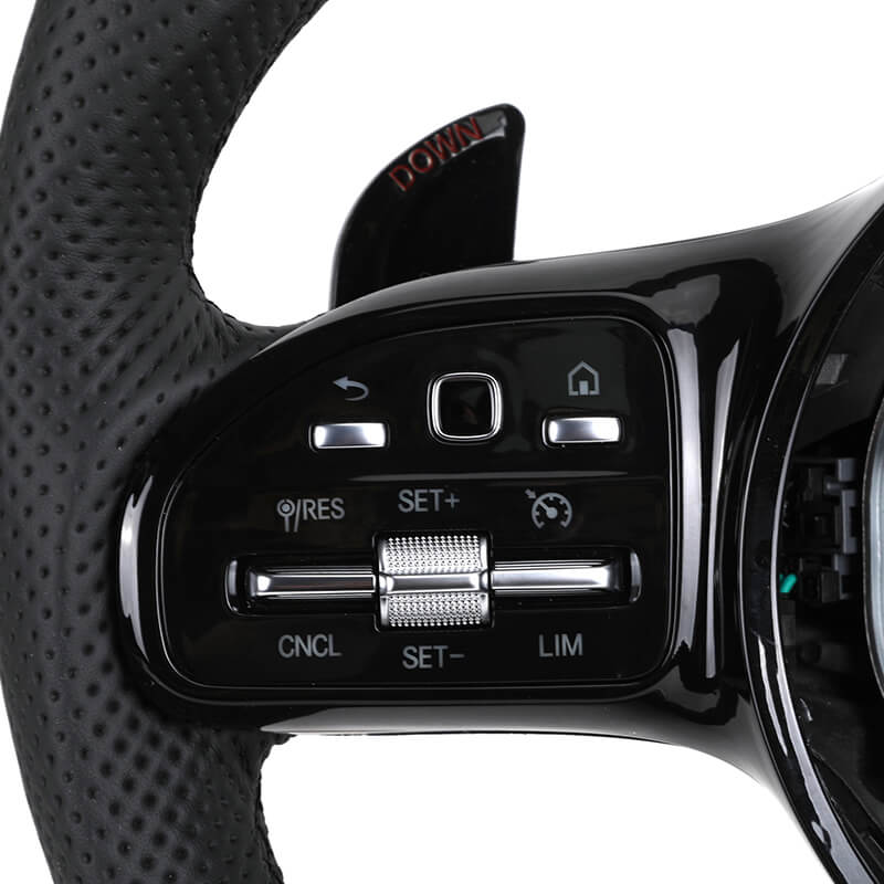 Mercedes Benz AMG - Fuld Læder Sort - Carbonit