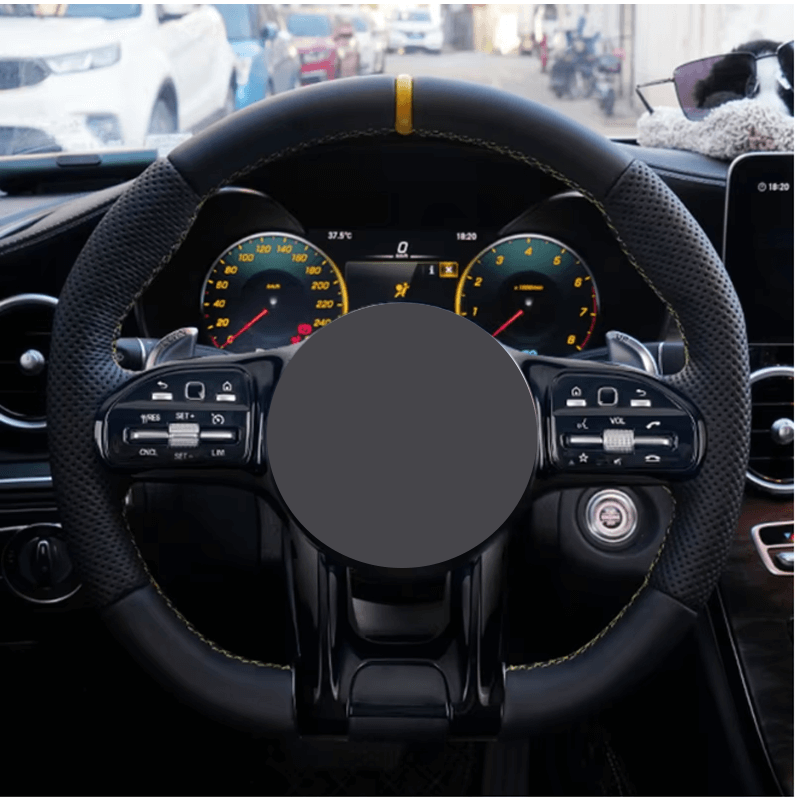 Mercedes Benz AMG - Fuld Læder - Gule detaljer - Carbonit