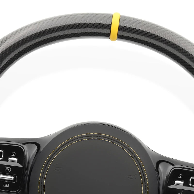 Mercedes Benz - AMG - Alcantara - Gul - Carbonit