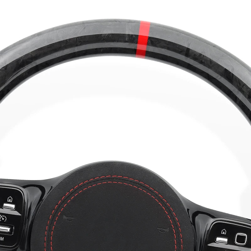 Mercedes Benz - AMG - Alcantara - Rød - Carbonit