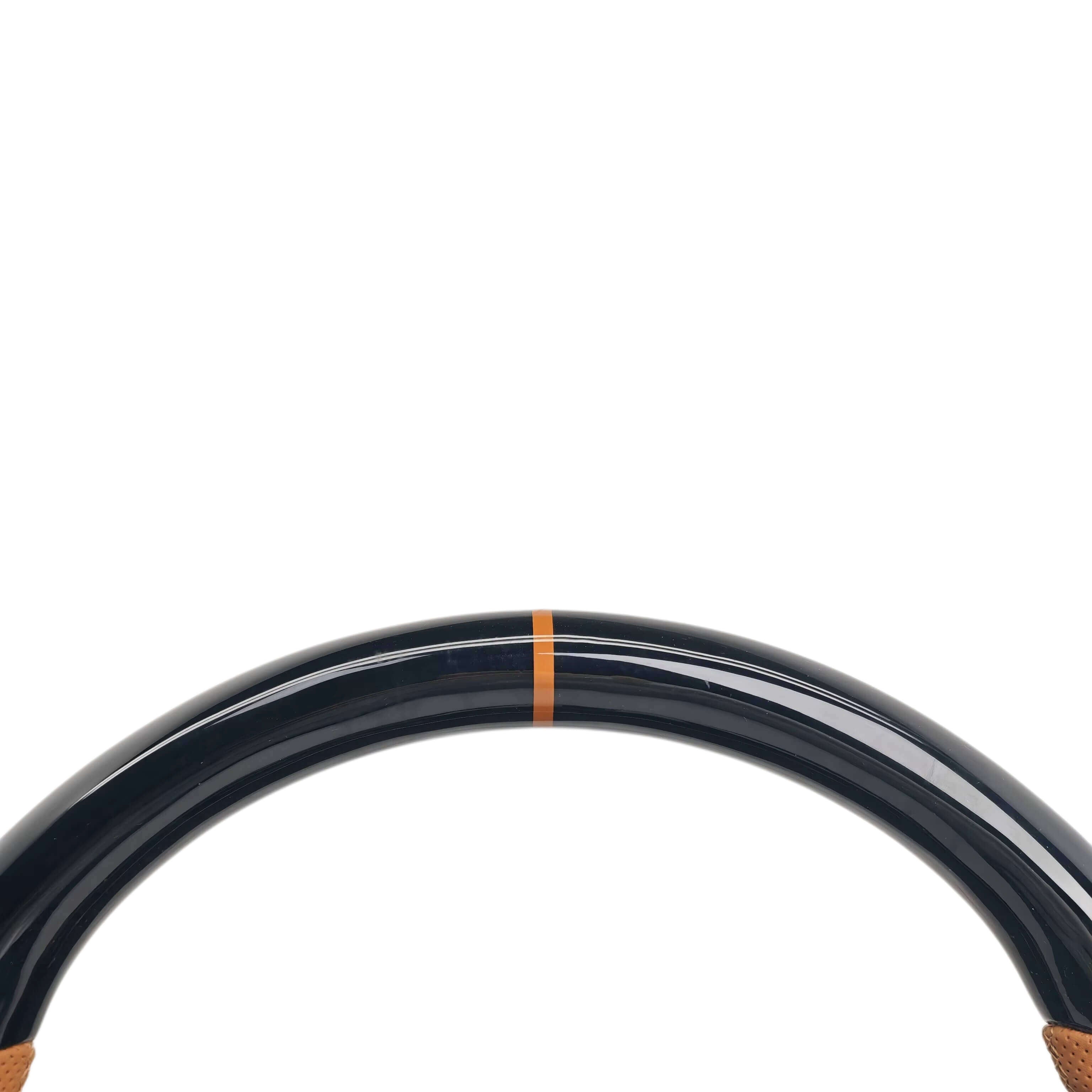 BMW - F-Serie - Sort Blank Carbon - Brun Perferted Læder - Carbonit