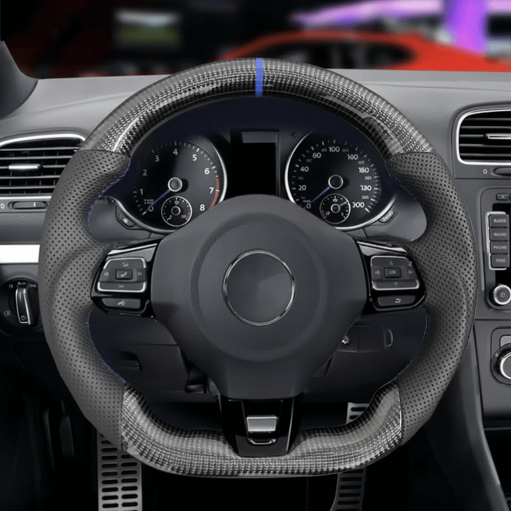 VW MK6 - Carbon - Blå - Carbonit
