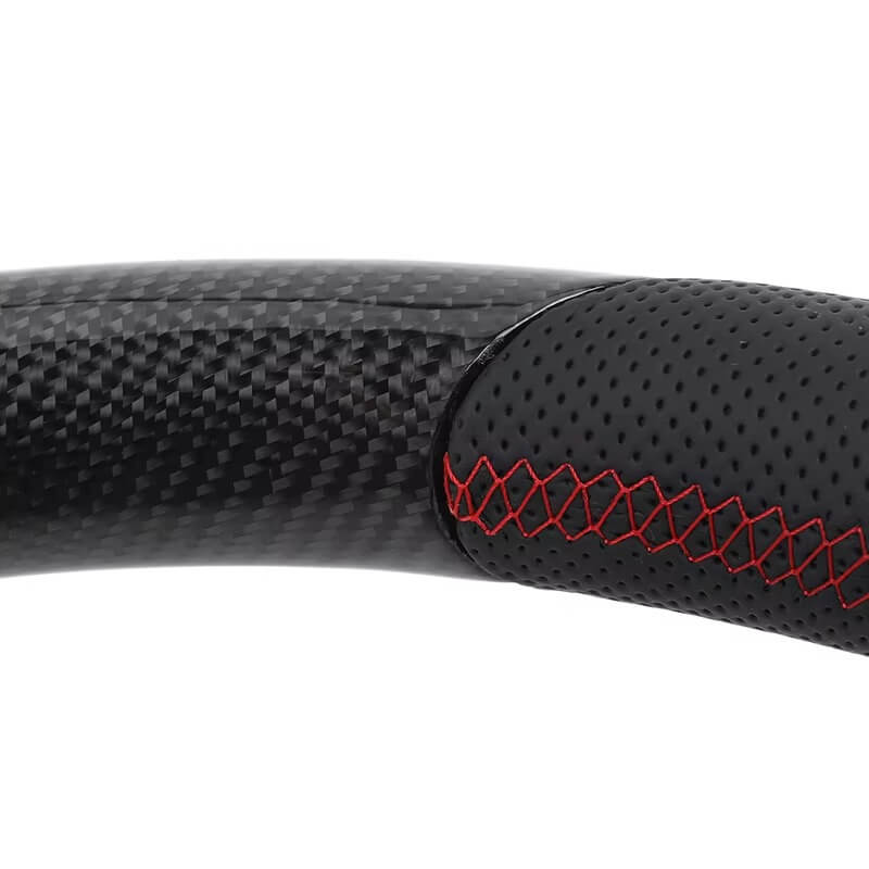 Mercedes Benz AMG - Sort Carbon - Perferted Læder Sider - Røde Detaljer - Carbonit