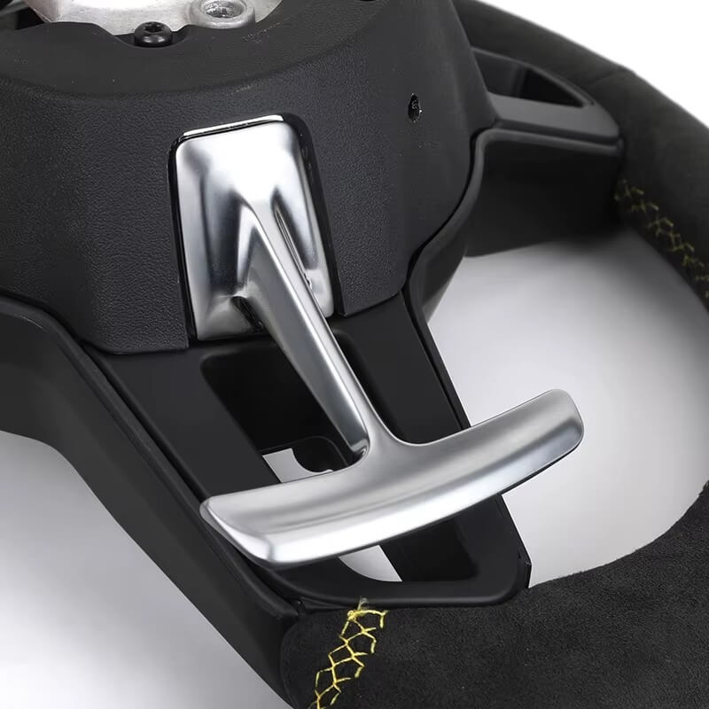 Porsche - Fuld Alcantara - Gul Toplinje - Carbonit