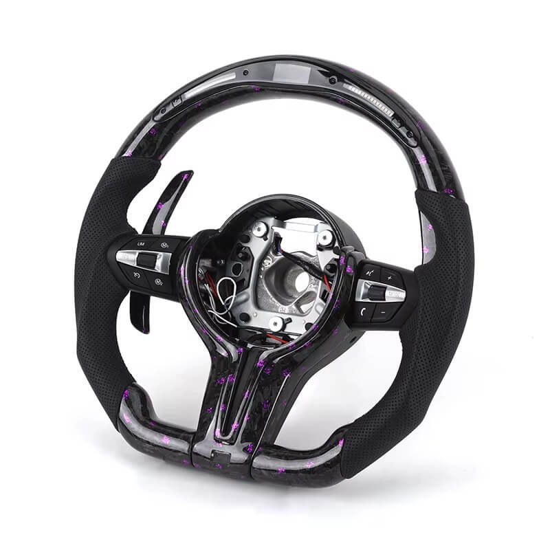 BMW - F-Serie - Forged Lilla Carbon - Perferted Læder - LED Skærm - Carbonit