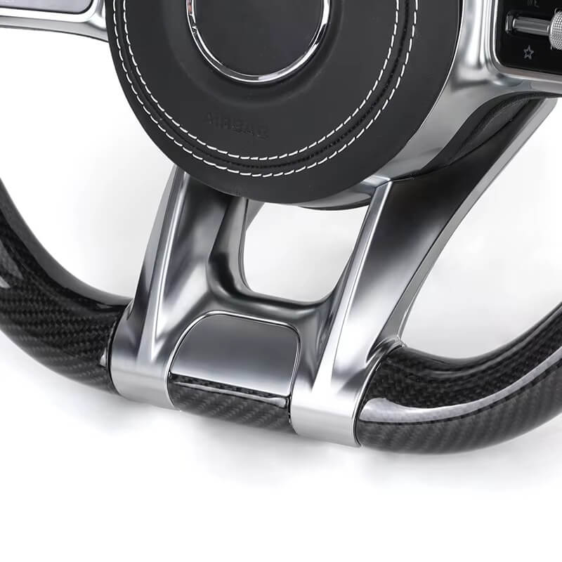 Mercedes Benz AMG - Sort Carbon - Perferted Læder sider - LED Skærm - Carbonit