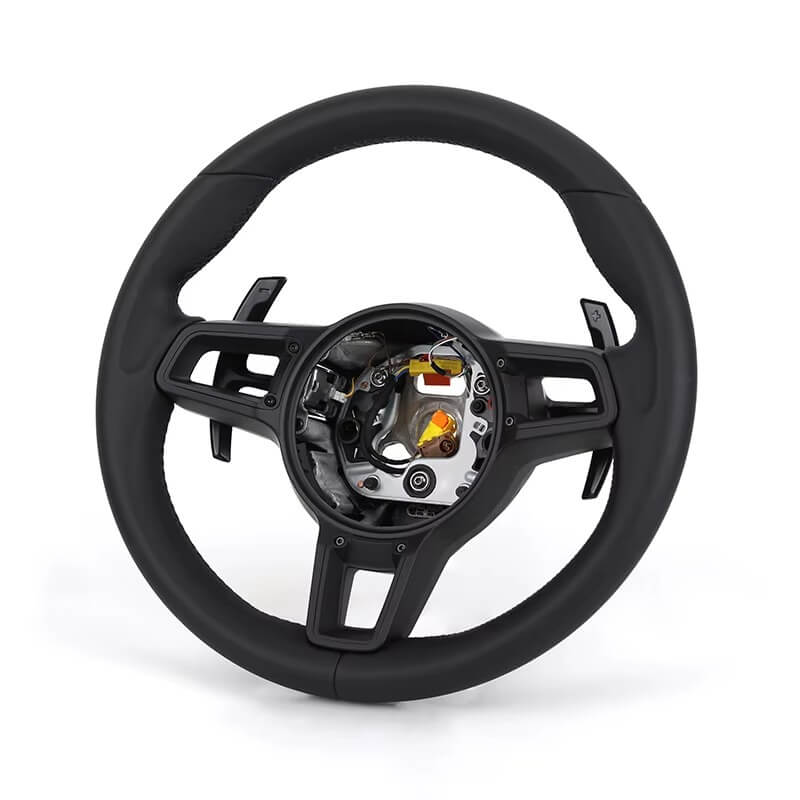 Porsche - Sort - Uden Knapper - Sort Trim - Carbonit
