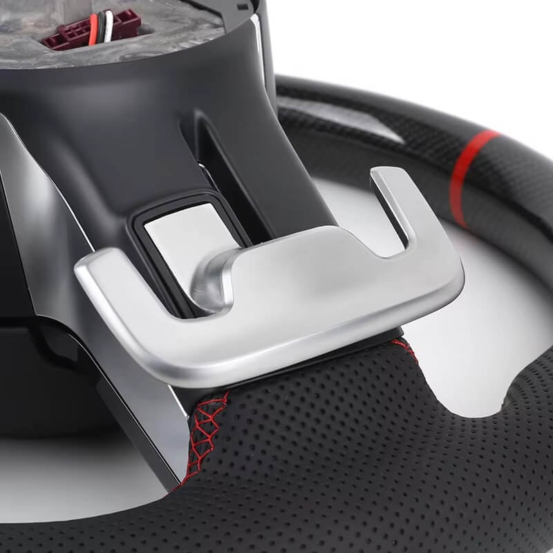 Mercedes Benz AMG - Sort Carbon - Perferted Læder Sider - Røde Detaljer - Carbonit