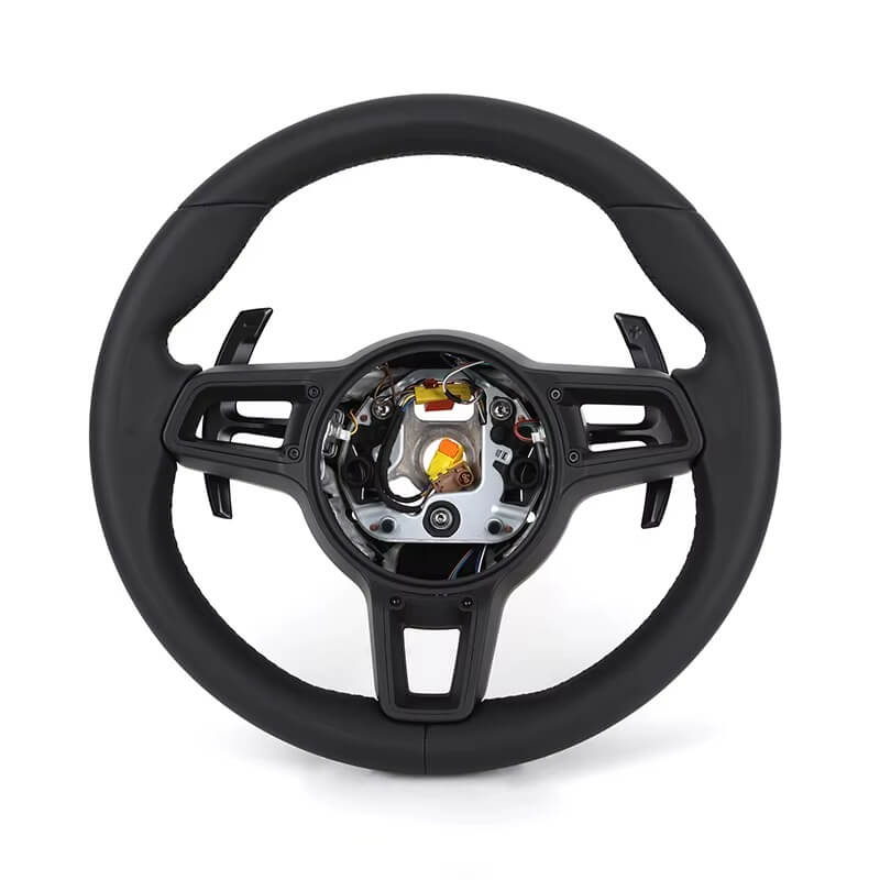 Porsche - Sort - Uden Knapper - Sort Trim - Carbonit