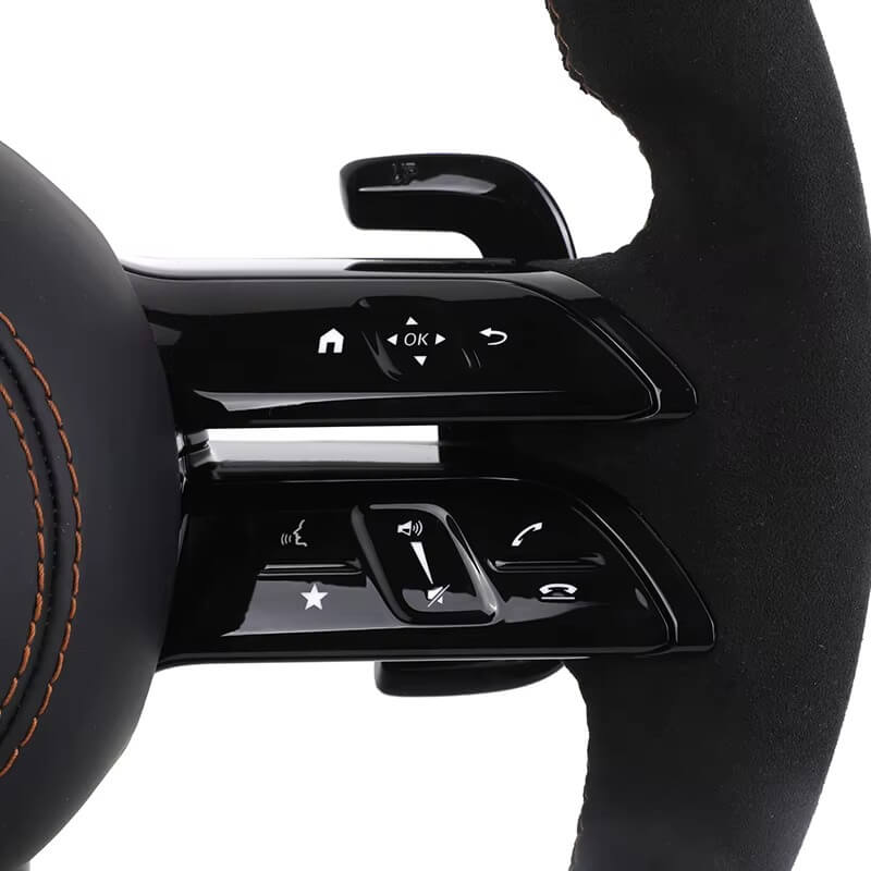 Mercedes Benz AMG - Alcantara Sider - Læder Top og Bund - Carbonit
