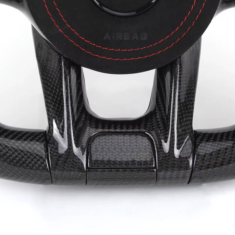 Mercedes Benz - Carbon - Perferted Læder - Røde Detaljer - LED Skærm - Carbonit
