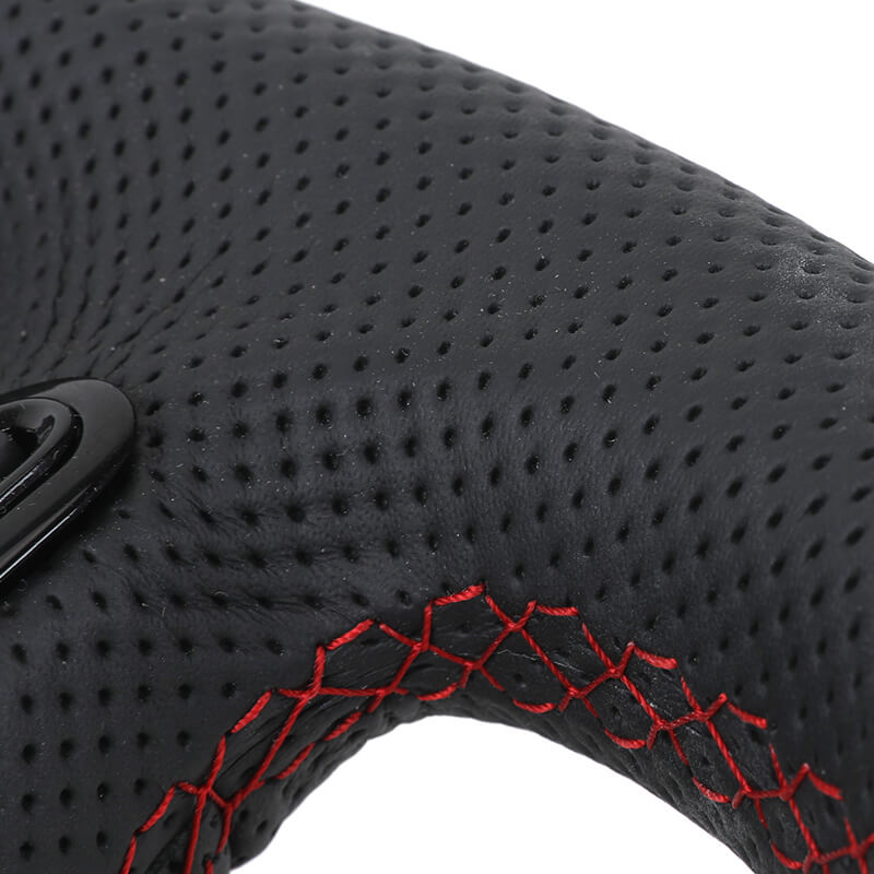Audi - Halv Perferted Læder - RS logo - Røde detaljer - Carbonit