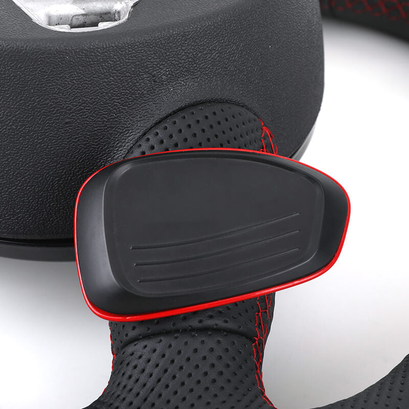 Audi - Halv Perferted Læder - RS logo - Røde detaljer - Carbonit