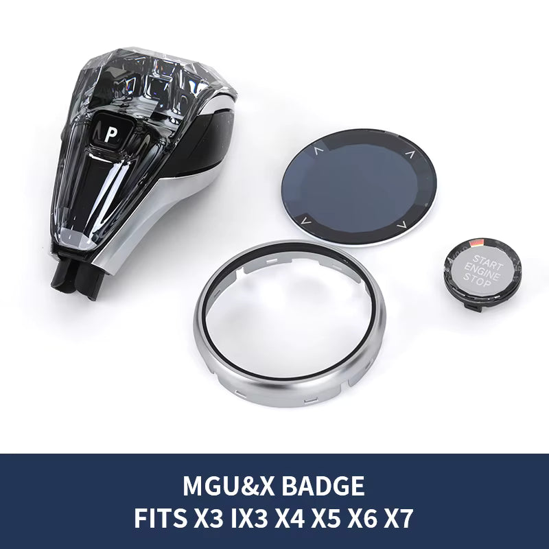 BMW - LED Crystal Gear Knop - Carbonit