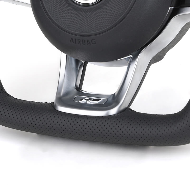 VW Golf MK7/MK7.5 - Sort - Fuld læder - Carbonit