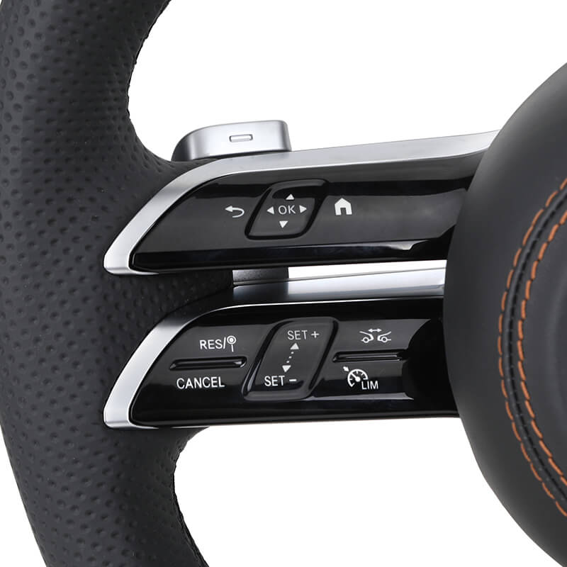 Mercedes Benz AMG - Fuld Læder - Perferted Læder Sider - Carbonit
