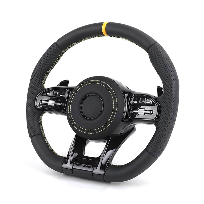 Mercedes Benz AMG - Fuld Læder - Gule detaljer - Carbonit