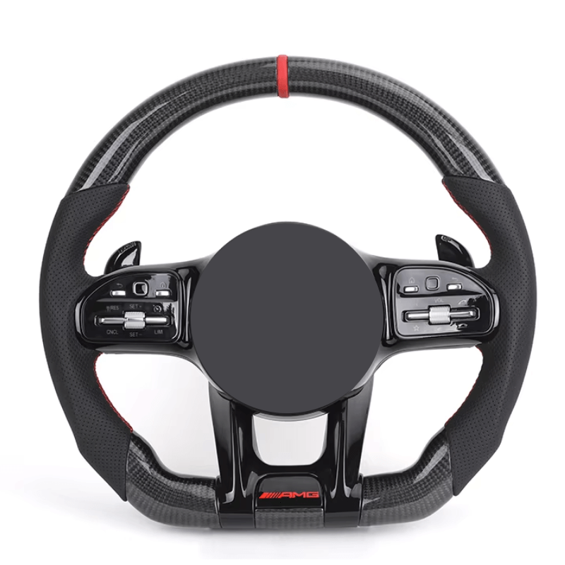 Mercedes Benz AMG - Carbon - Perferted Læder - Røde Detaljer - Carbonit