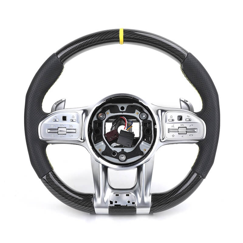 Mercedes Benz AMG - Carbon - Perferted Læder - Gule Detaljer - Carbonit