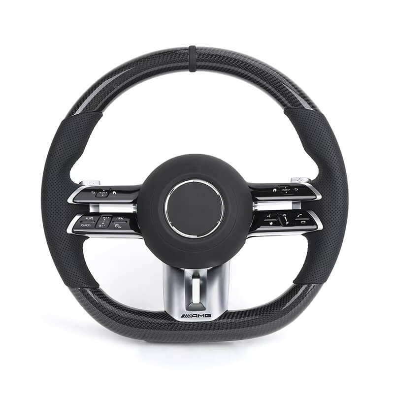 Mercedes Benz AMG - Sort Carbon - Perferted Læder - Sort Toplnje - Carbonit