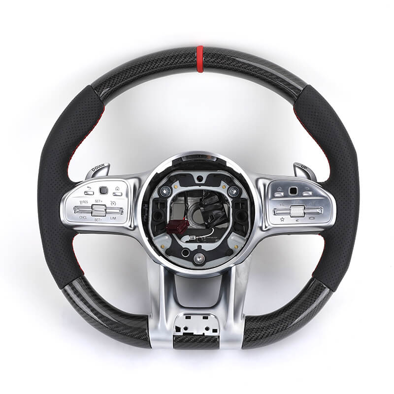 Mercedes Benz AMG - Carbon - Perferted Læder - Røde Detaljer - Carbonit