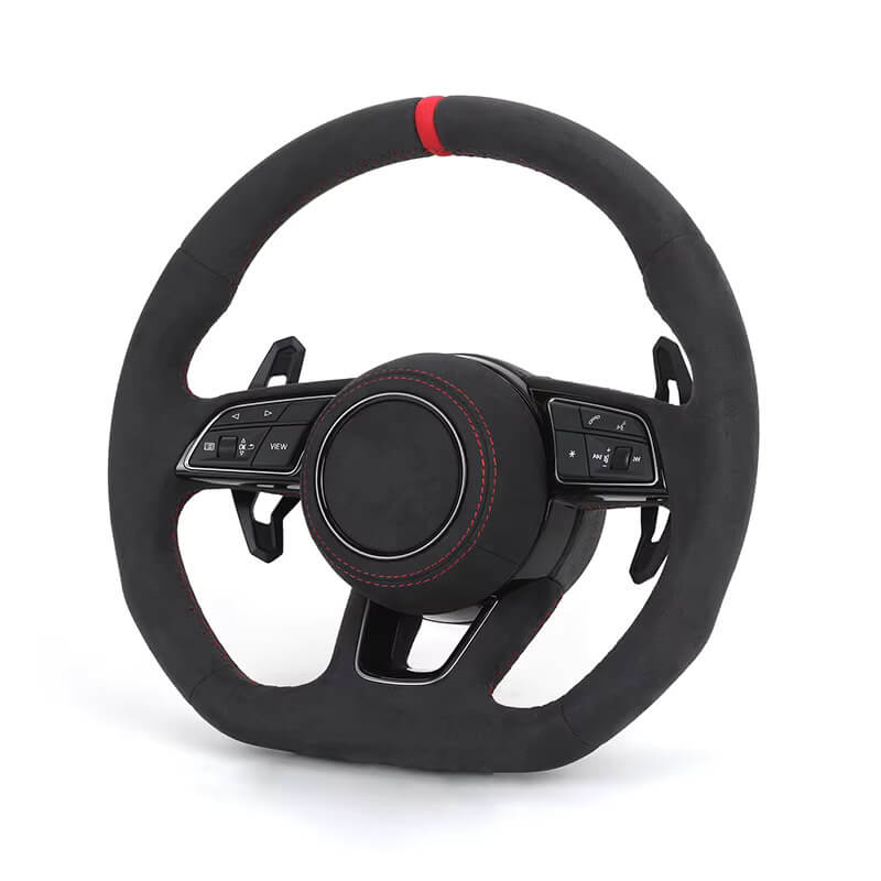 Audi - Fuld Alcantara - Rød Detaljer - Carbonit