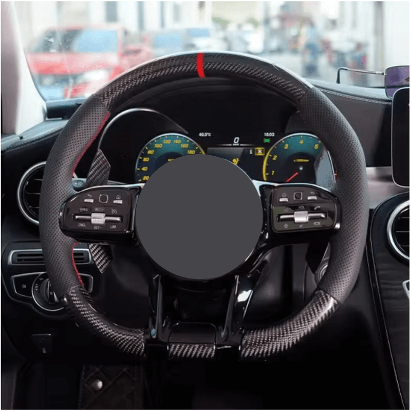 Mercedes Benz AMG - Carbon - Perferted Læder - Røde Detaljer - Carbonit
