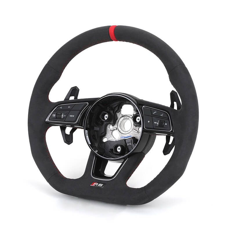 Audi - Fuld Alcantara - Rød Detaljer - Carbonit