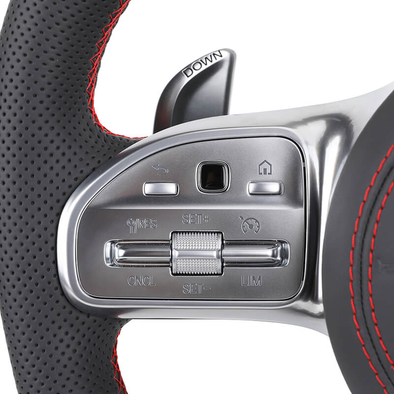 Mercedes Benz AMG - Carbon - Perferted Læder - Røde Detaljer - Carbonit