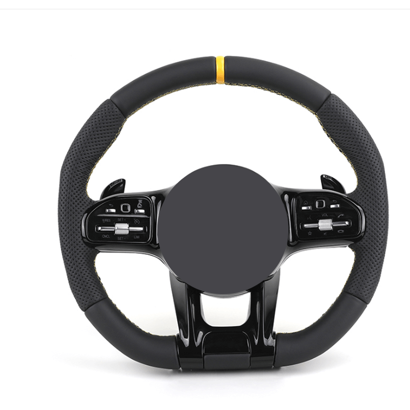 Mercedes Benz AMG - Fuld Læder - Gule detaljer - Carbonit