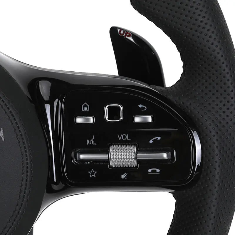 Mercedes Benz AMG - Fuld Læder - LED Skærm - Røde Detaljer - Carbonit