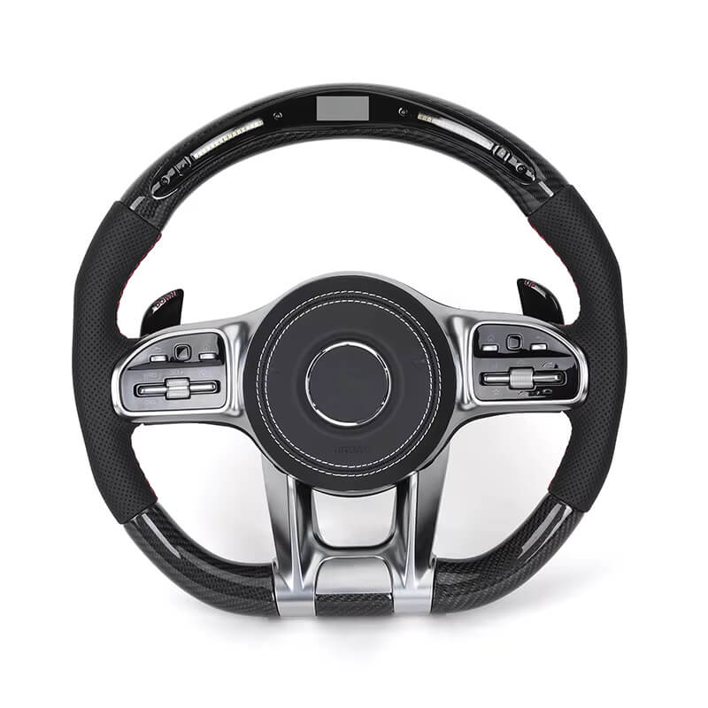 Mercedes Benz AMG - Sort Carbon - Perferted Læder sider - LED Skærm - Carbonit