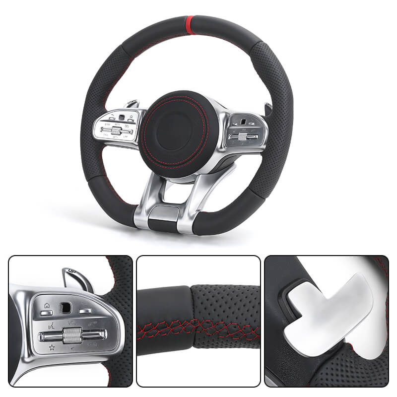 Mercedes Benz AMG - Fuld Læder - Røde Detaljer - Carbonit