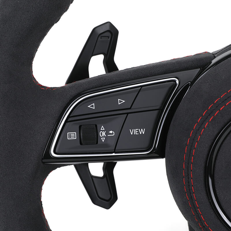 Audi - Fuld Alcantara - Rød Detaljer - Carbonit
