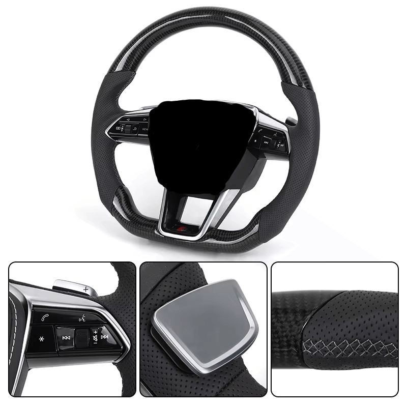 Audi - Carbon Sportsrat - Perferted Læder sider - Carbonit