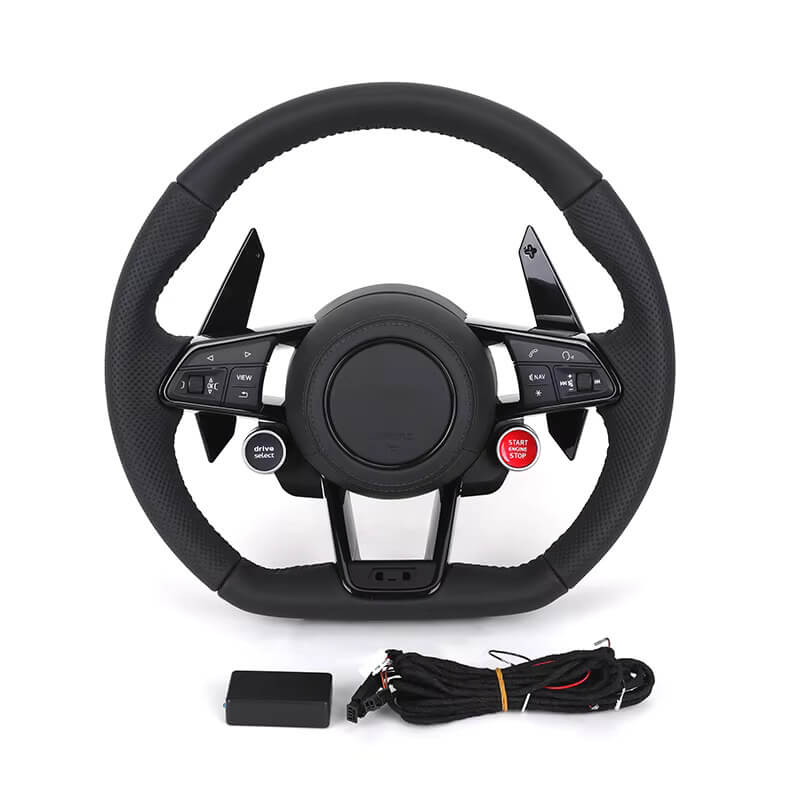 Audi - Start/Stop - Læder Airbagcover - Paddleshifts - Carbonit