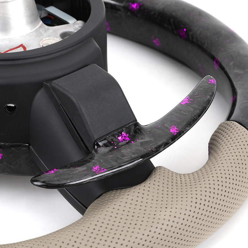BMW - F-Serie - Lilla Forged Carbon - Lys Perferted Læder - LED - Carbonit