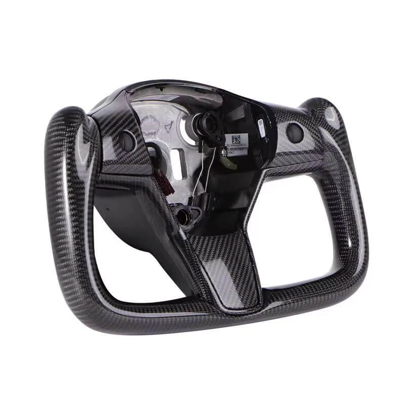 Tesla 3/Y/S/X - Yoke - Fuld Carbon Glossy - 2018-2024 - Carbonit