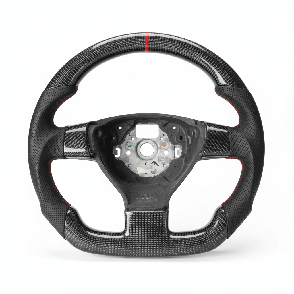 VW Golf MK5 - Røde detaljer - Uden knapper - Carbonit