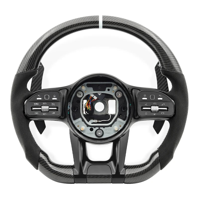 Mercedes Benz - AMG - Alcantara - Hvid - Carbonit