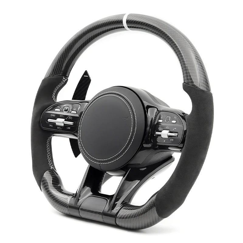 Mercedes Benz - AMG - Alcantara - Hvid - Carbonit