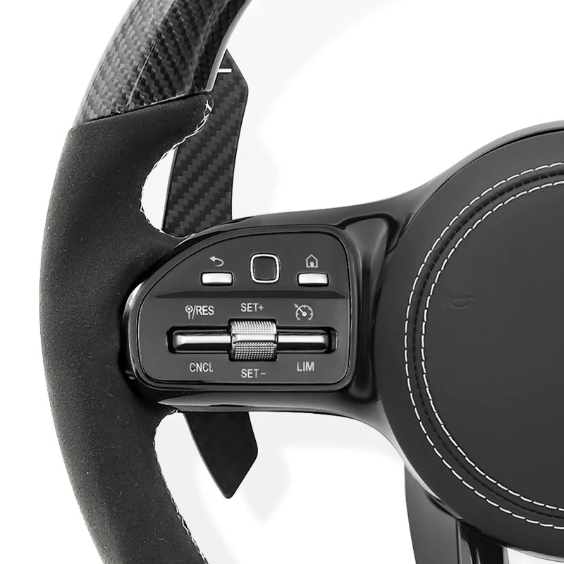 Mercedes Benz - AMG - Alcantara - Hvid - Carbonit