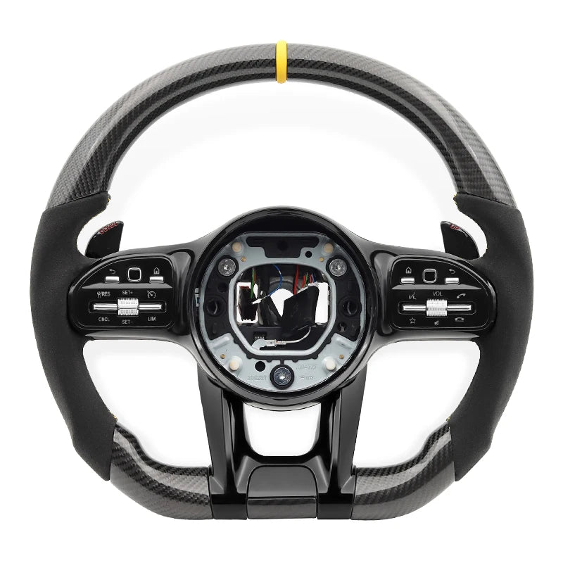 Mercedes Benz - AMG - Alcantara - Gul - Carbonit