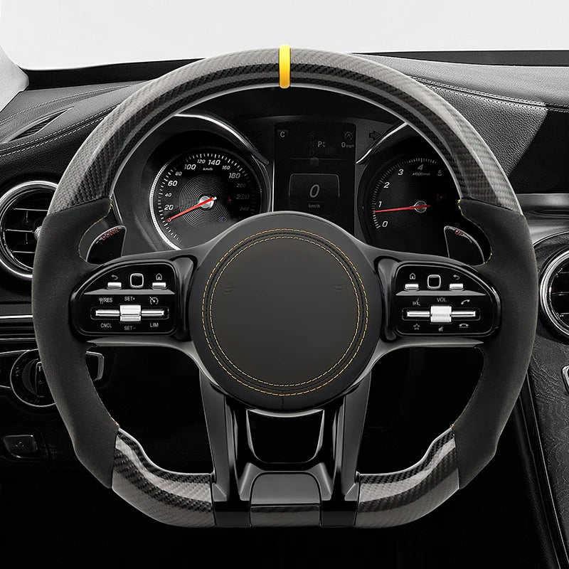 Mercedes Benz - AMG - Alcantara - Gul - Carbonit