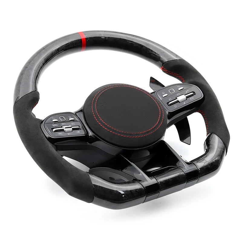 Mercedes Benz - AMG - Alcantara - Rød - Carbonit